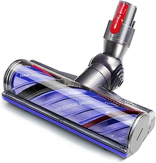 Upgrade Anti-Tangle Vacuum Head Replacement for Dyson V7, V8, Cyclone V10, V11, V15 Cordless Vacuum Cleaner, Quick Release Motorhead Brush Roller for Dyson Vacuum Attachments Parts