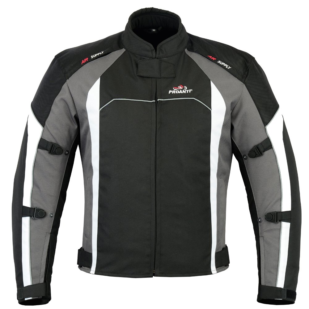 PROANTI Motorradkombi Biker Motorrad Textil Kombi wasserdichte Jacke und Hose