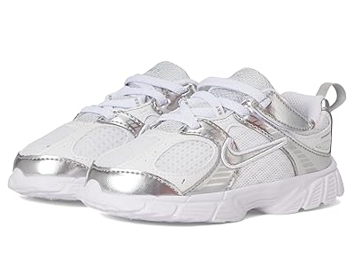 Nike Kids V5 RNR (Infant/Toddler) Boys Shoes White/Metallic Silver/Pure Platinum : 5 Toddler M, Textile