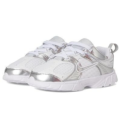Nike Kids V5 RNR (Infant/Toddler) Kids Shoes White/Metallic Silver/Pure Platinum