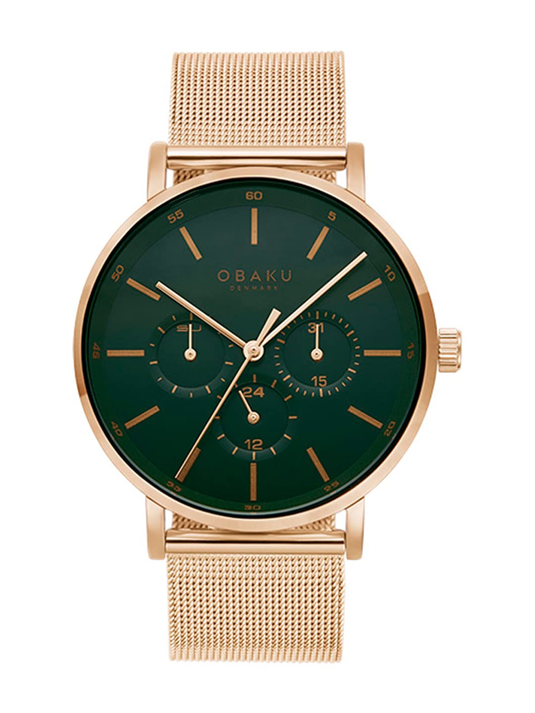 Obaku EGE Pine Analog Green Dial Mens Watch-V246GMVEMV (B09HGKD9VD) Amazon Price History, Amazon Price Tracker