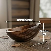 Vista 2 de Juego de 4 cuencos vikingos nórdicos medievales recreados Cuenco de cuerno Cuencos para servir y afeitar, regalo para madre, padre y esposo