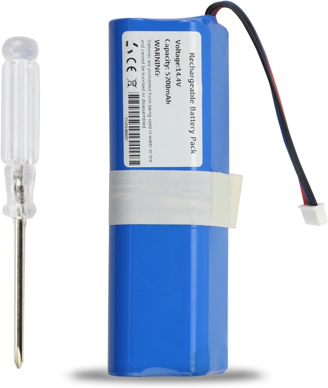 5200mAh Battery Replacement for Ecovacs Deebot T8 Max,T8Aivi,T8 Power,T5 Max,T5 Power,T5 Hero,T9 Max,T9 Aivi, T9 Power, DX65,DX93,DX96,DBX11,Ozmo 950, T10, X1 Omni, X1 Turbo, X1 Plus Vacuum Cleaner