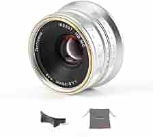 7職人25?mm f1.8?APS - Cフレーム手動フォーカスプライム固定レンズfor Sony e-mount Like a6500?a6300?a6000?a7?a7ii a7r a7rii a7s a7sii (Sli Amazon.com : 7artisans 25mm F1.8 APS-C Manual Focus Lens for
