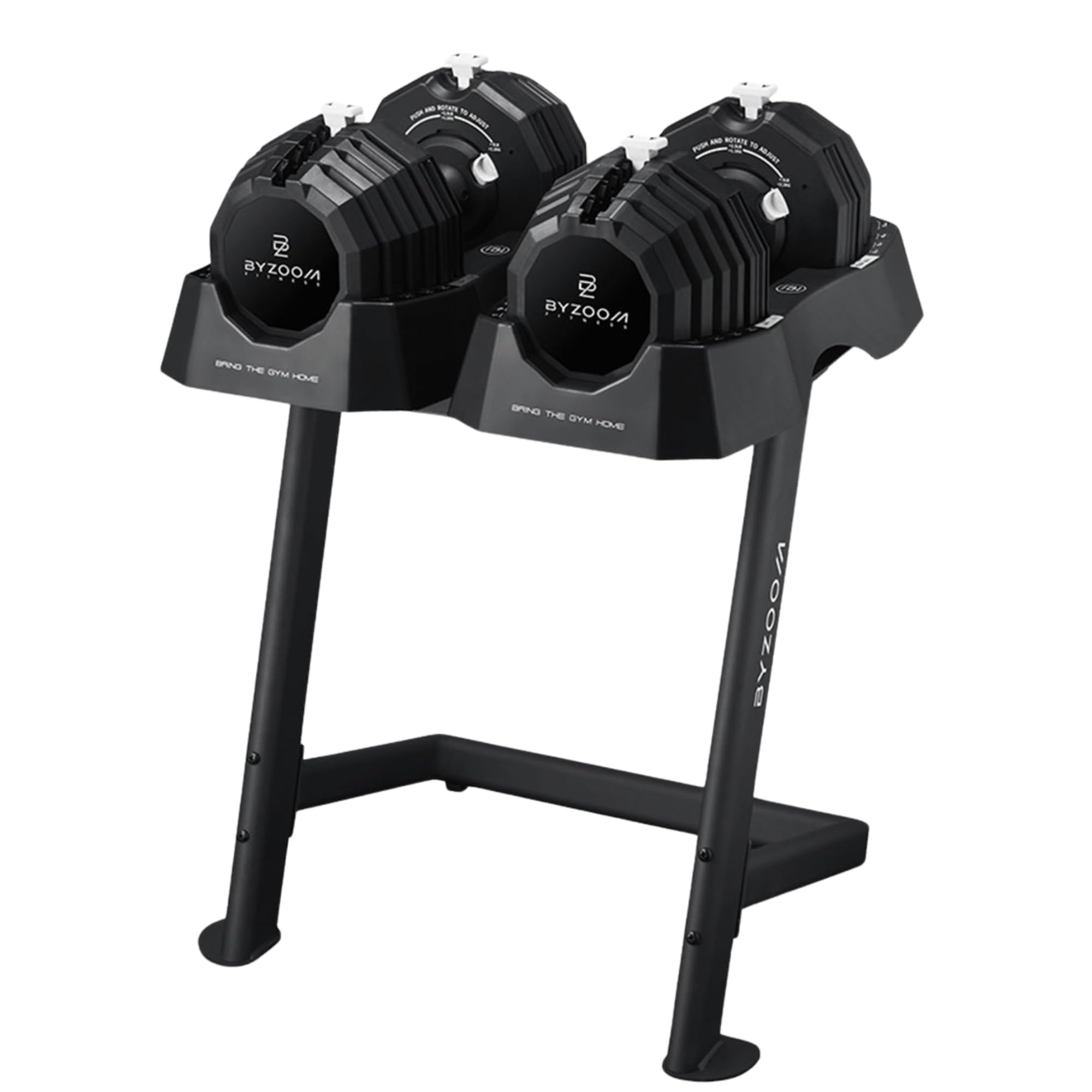 Classic Series 55LB Dumbbell Pair & Stand Bundle Set