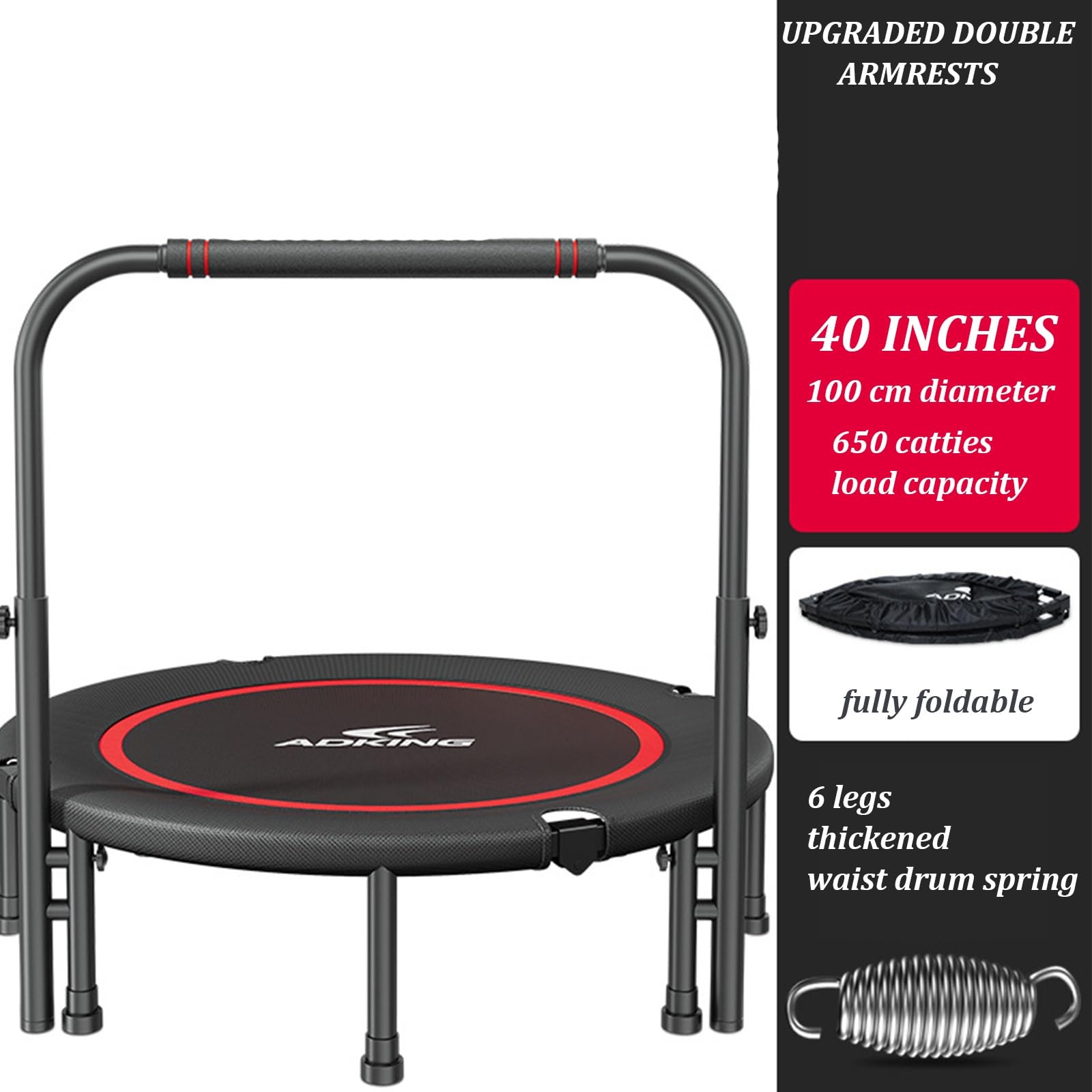 Faltbare Outdoor-Fitness, hochelastisch und leise, perfekt für Erwachsene, drinnen und draußen, ideal für Heim- und Garten-Workouts