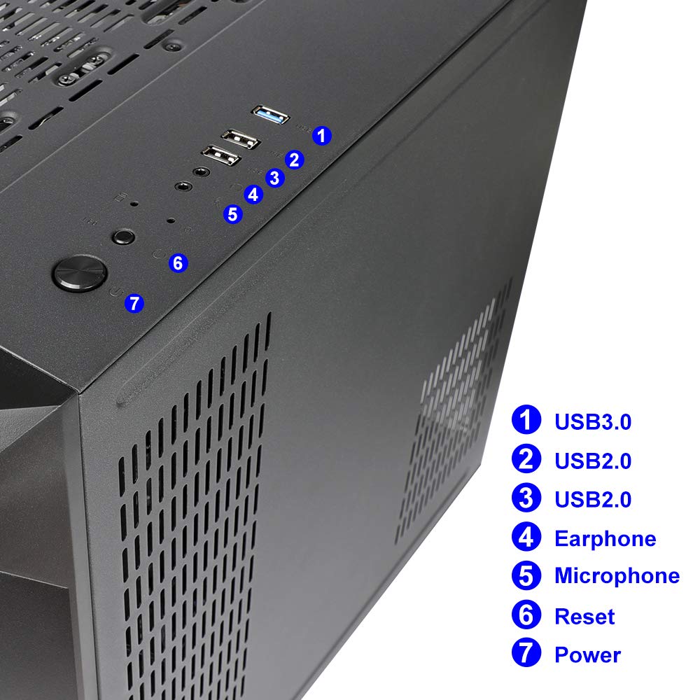 SZSKYING Gaming pc Case ATX J...B08L7CMDD2