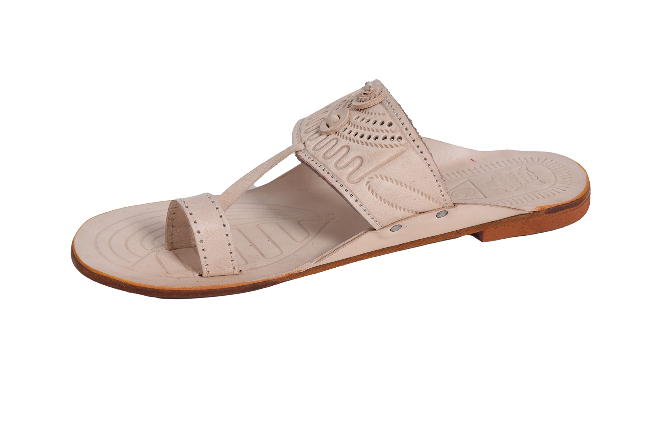 Comfertkart Kolhapuri Chappal Sandal Slipper with Grip | Mens Daily Comfortable Casual Kolhapuris Chappal Handmade Stylish Pure Original Leather Ethinic Wedding Footwear (Snake Design, numeric_11) (B0C7ZC71SH) Amazon Price History, Amazon Price Tracker