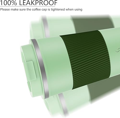 Miniatura 3 de MOMSIV - Taza de viaje de 17 onzas, taza de café aislada con tapa a prueba de fugas, vaso reutilizable de doble pared de acero inoxidable al vacío