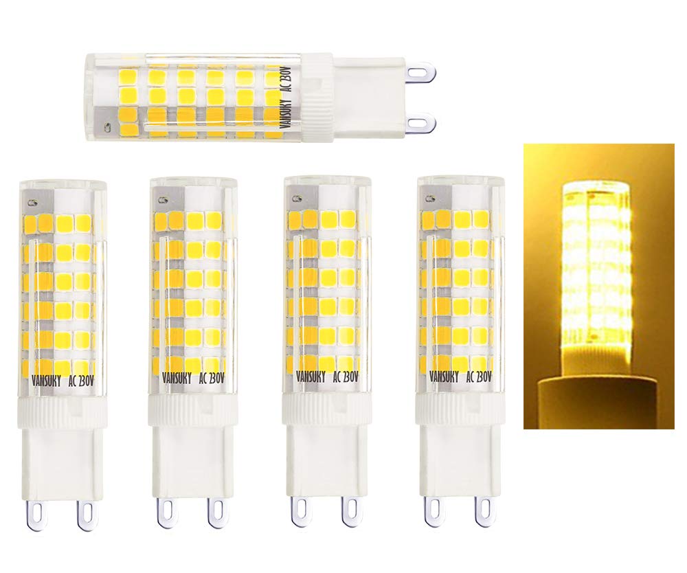 Bombilla LED Silver Electronics G9 5W 550lm Blanco Frío ángulo 360