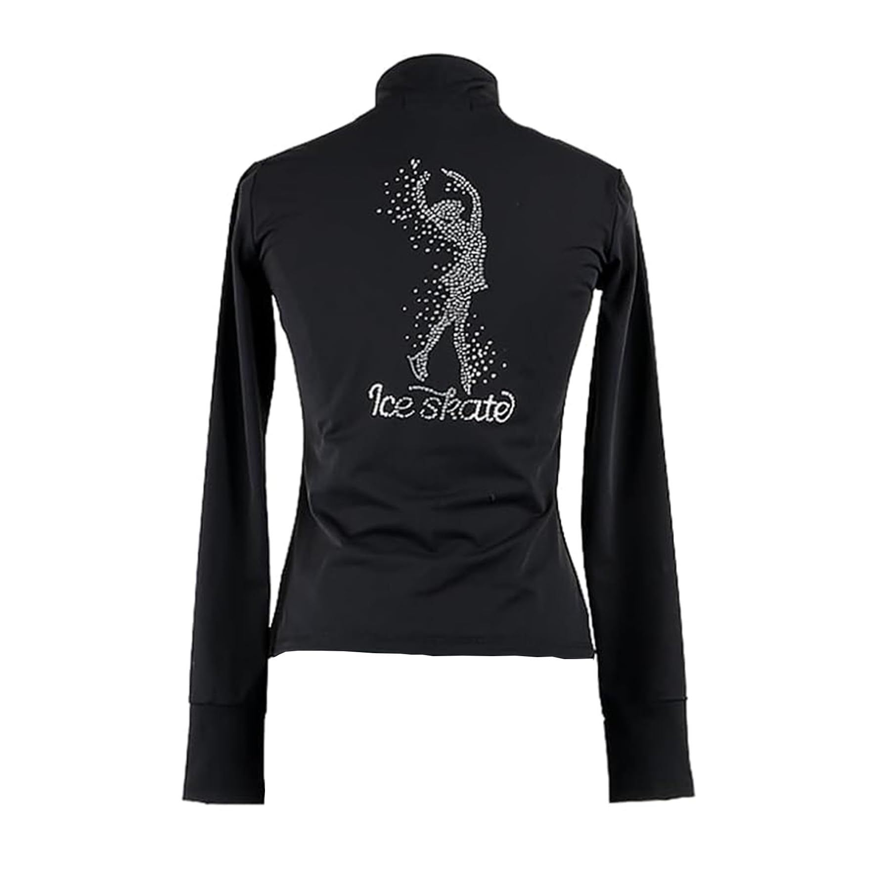 LIUHUO Eiskunstlaufjacke Mädchen Plus Samt Warm Training Performance