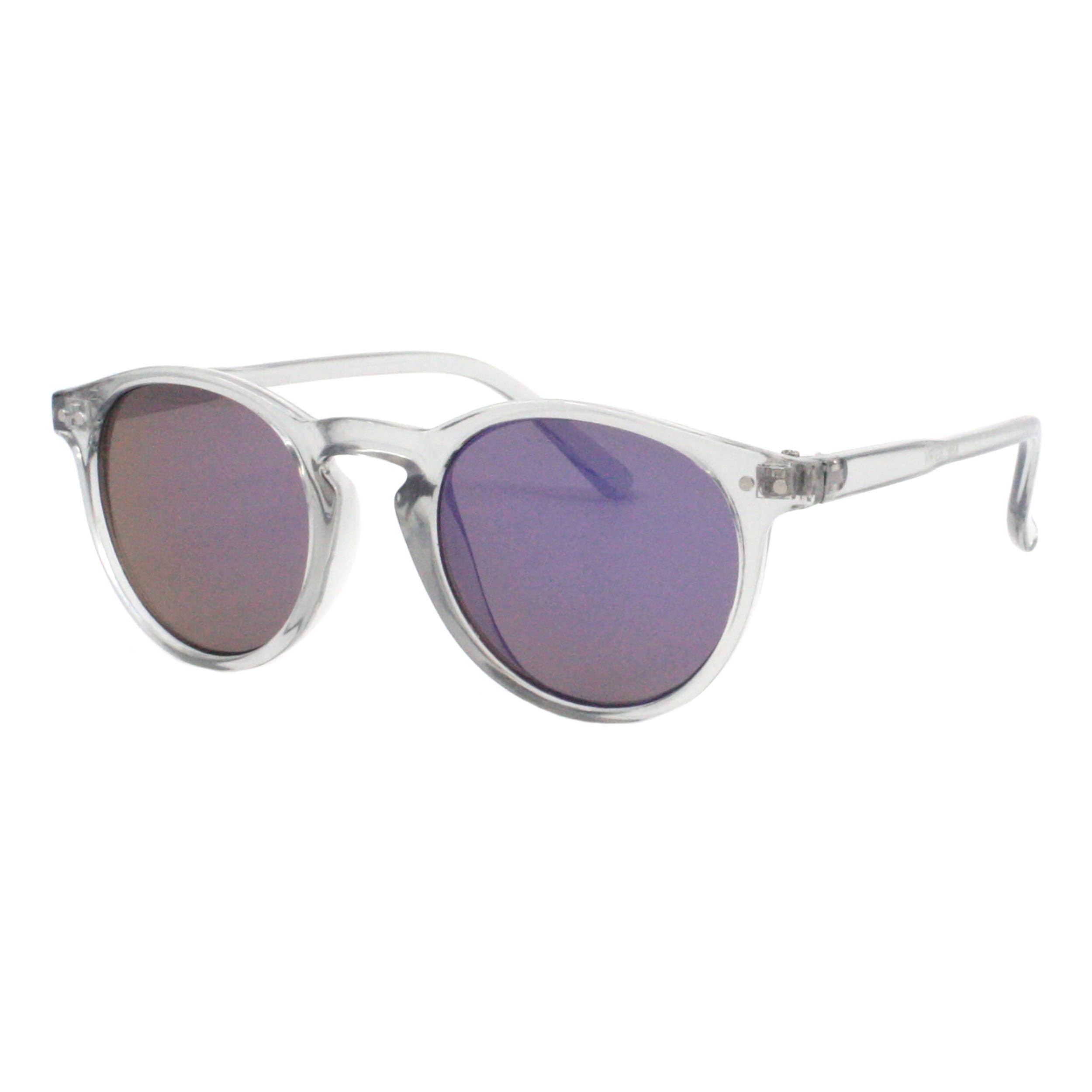 PASTL Kid's Sunglasses Girl's Fashion Round Keyhole Frame UV400 Mirror Lens