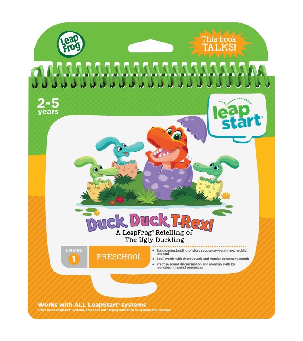 LeapStart Baby Dinos Book | Interactive & Educational Learning Activity Toy | Suitable for Boys & Girls 2, 3, 4, 5 Years