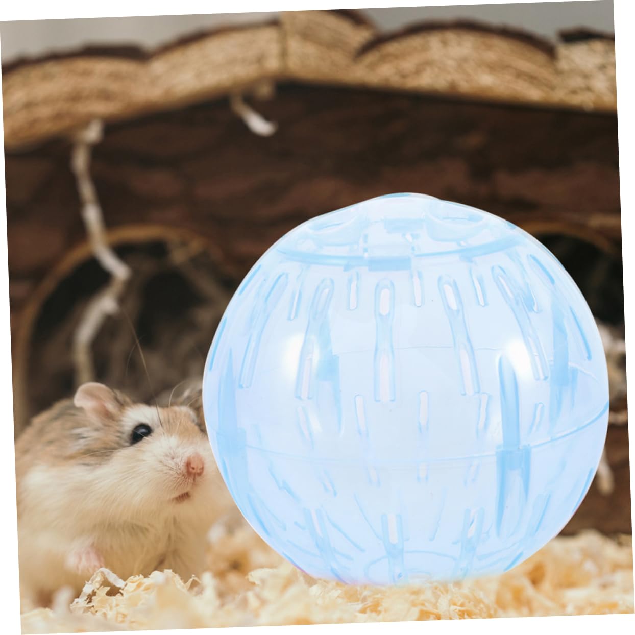 CIYODO Small Hamster Wheel for Cage Pet Exercise Ball Ventilation Holes Easy Install