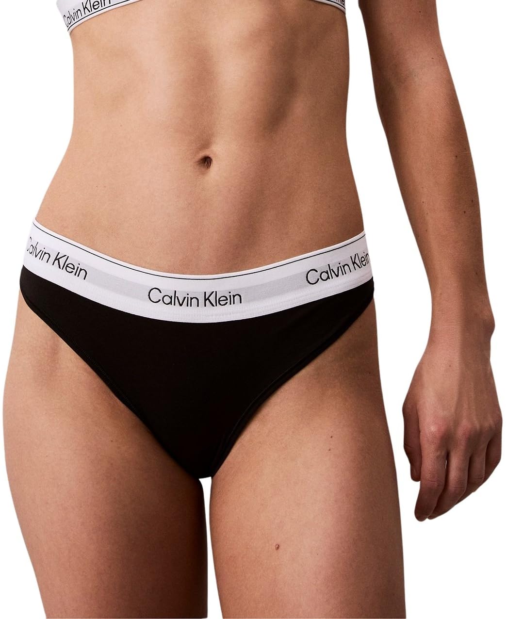Calvin Klein Damen String Thong mit Stretch