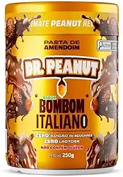 Dr. Peanut Pasta de Amendoim Sabor Bombom Italiano - Pote 250g