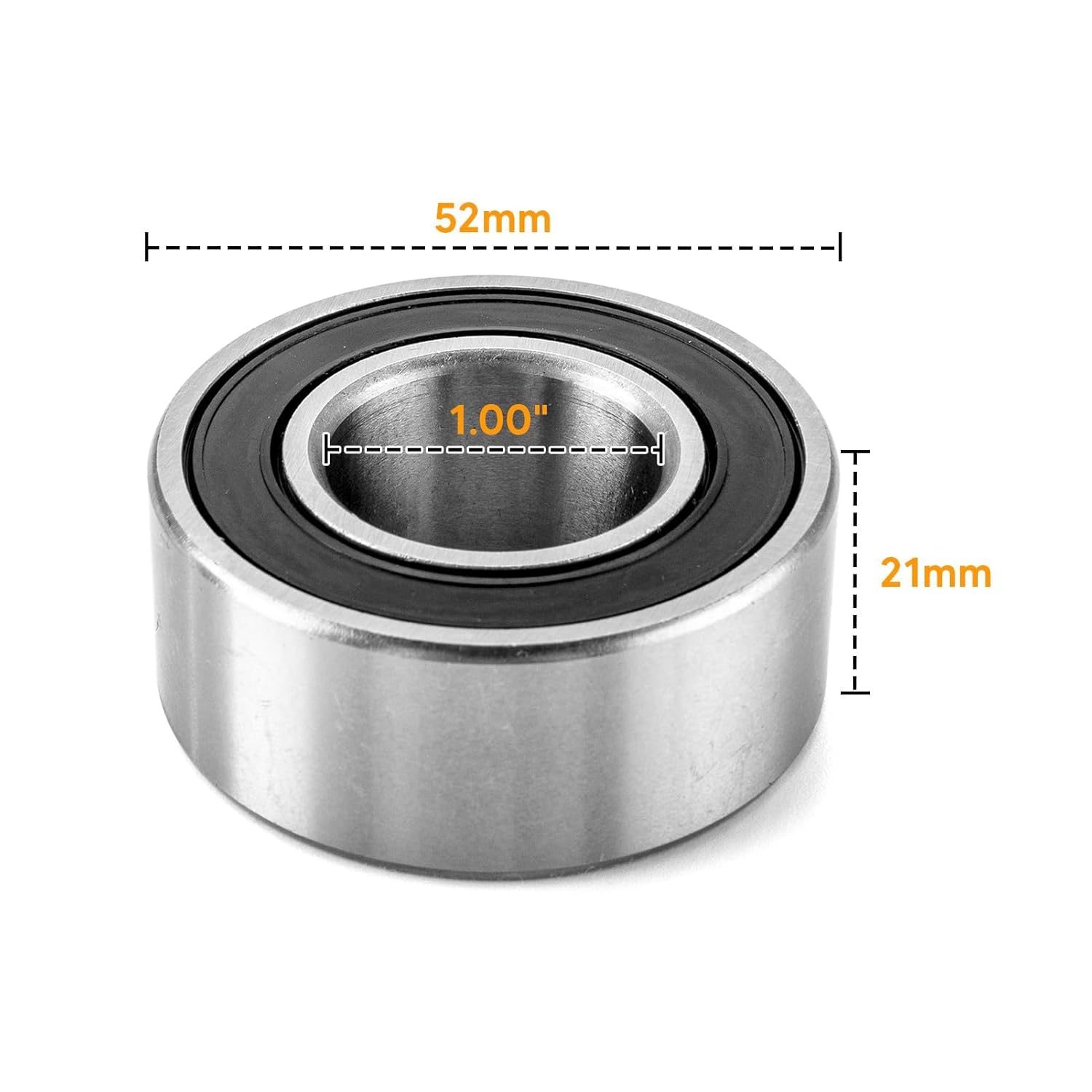 Mofun Wheel Bearing Seal Kit Front/Rear Compatible with Harley Touring Road Glide Road King Street Glide 2005-2007 Sportster XL1200 2004-2007 Dyna FX 2000-2007