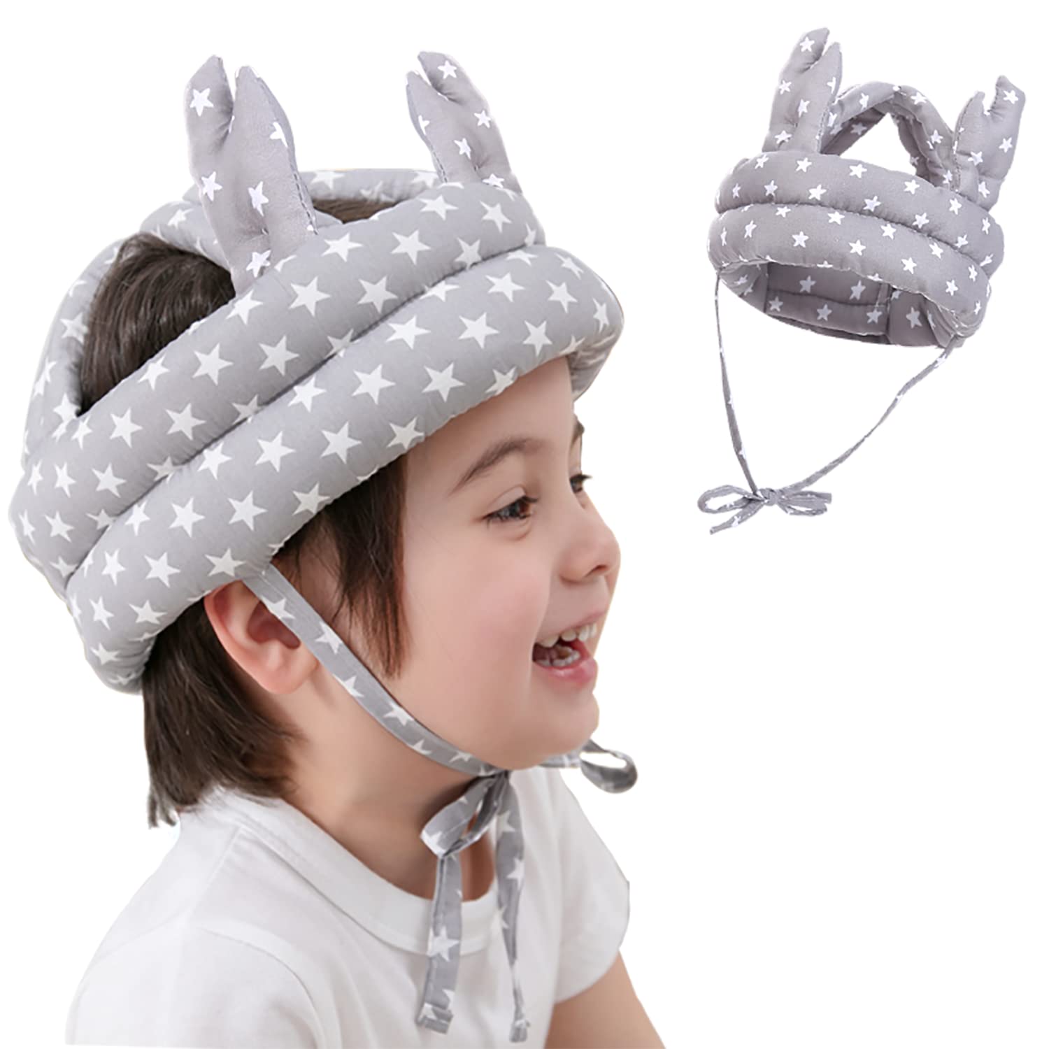 Baby Safety Head Helmet Protector for Baby Running Walking Crawling, Infant Toddler Head Cushion, Adjustable Protective Cap Safety Headguard Hat