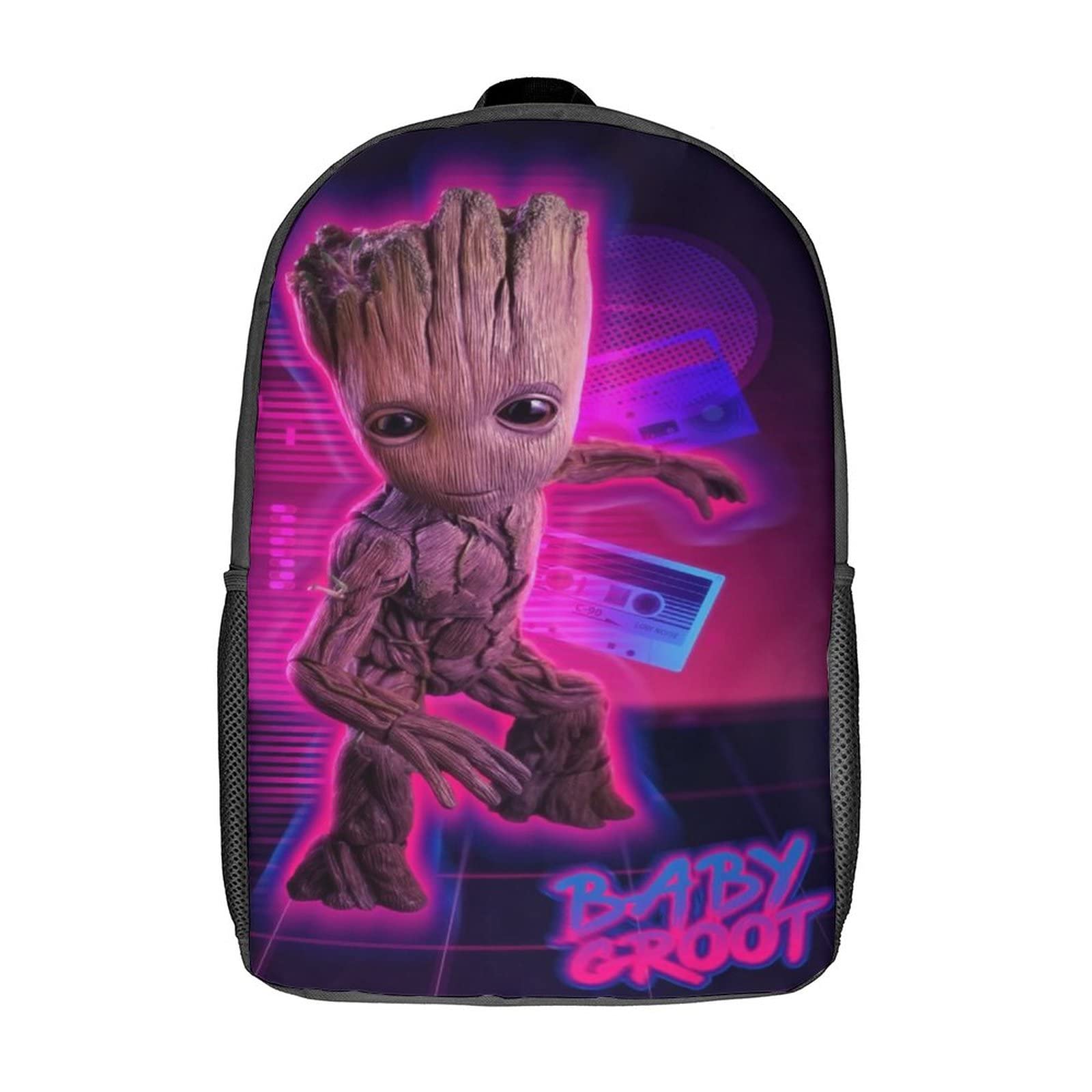 GENBAKGroot Backpack School Bag Rucksack For Girls Boys Anime Characters Backpacks Large Capacity Kids Back Pack Lightweight School Bags For Children Students 17inch