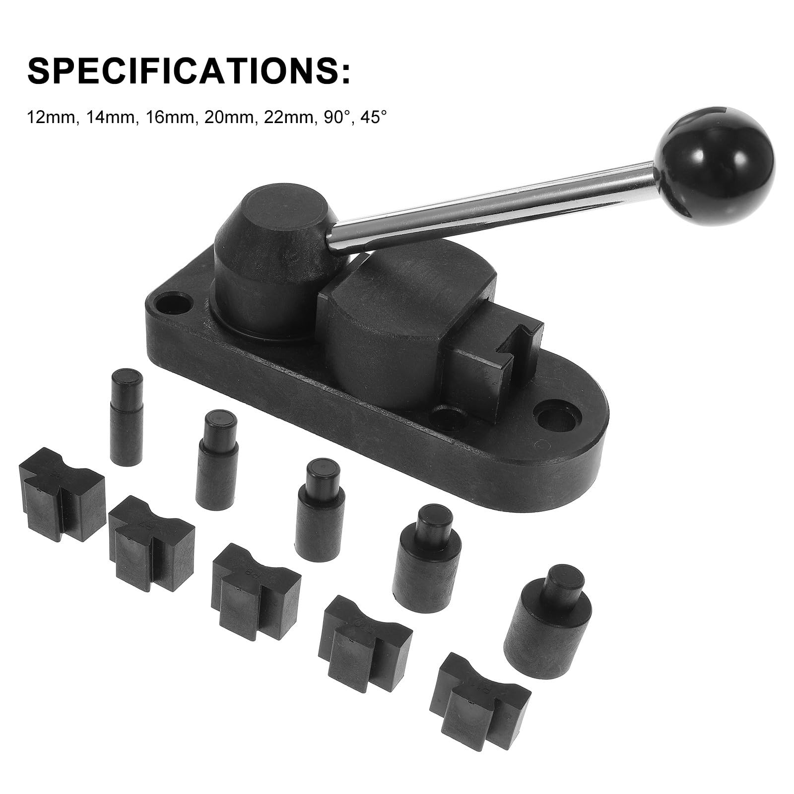 GATHINESS Outil de Pliage D’anneaux pour Bijoutiers, 12 à 22mm, Noir