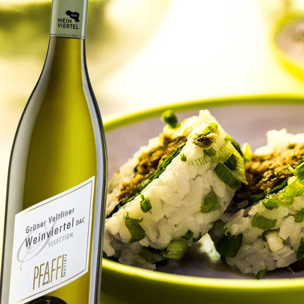 Pfaffl Grüner Veltliner, trocken, sortenreines Weinpaket + VINOX Winecards (6x0,75l)