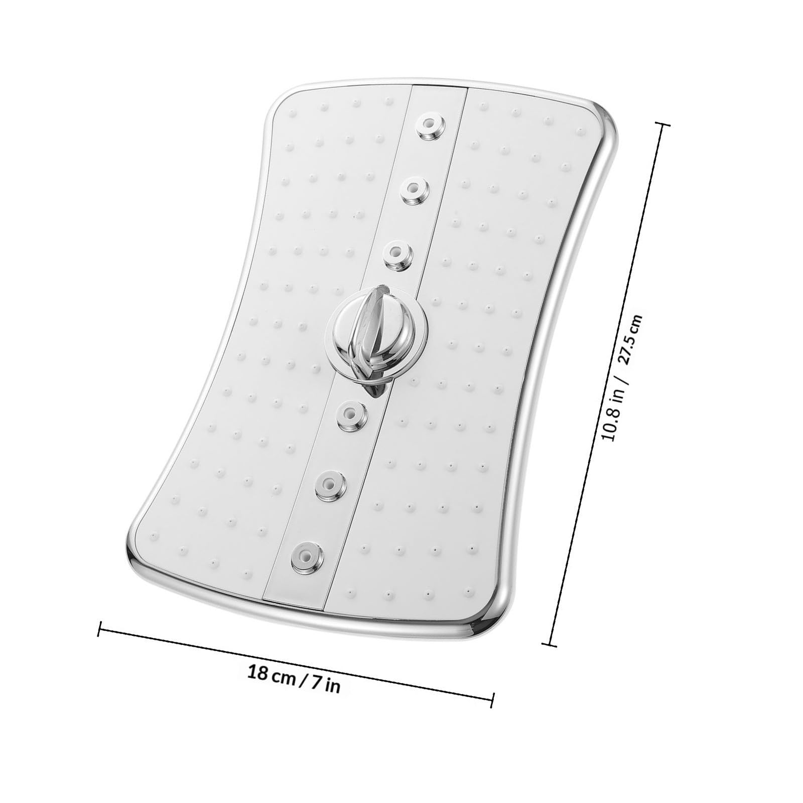 Cabezal de Ducha de Mano ABS Plata con Tubo 1,5 Metros