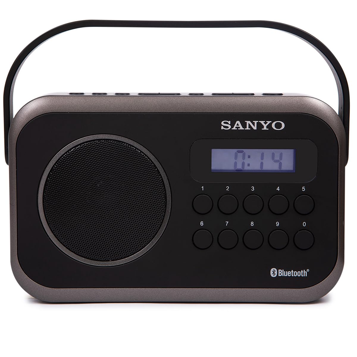 Radio Sanyo Digital Multibandas Grande con Presintonías KS128 y Bluetooth