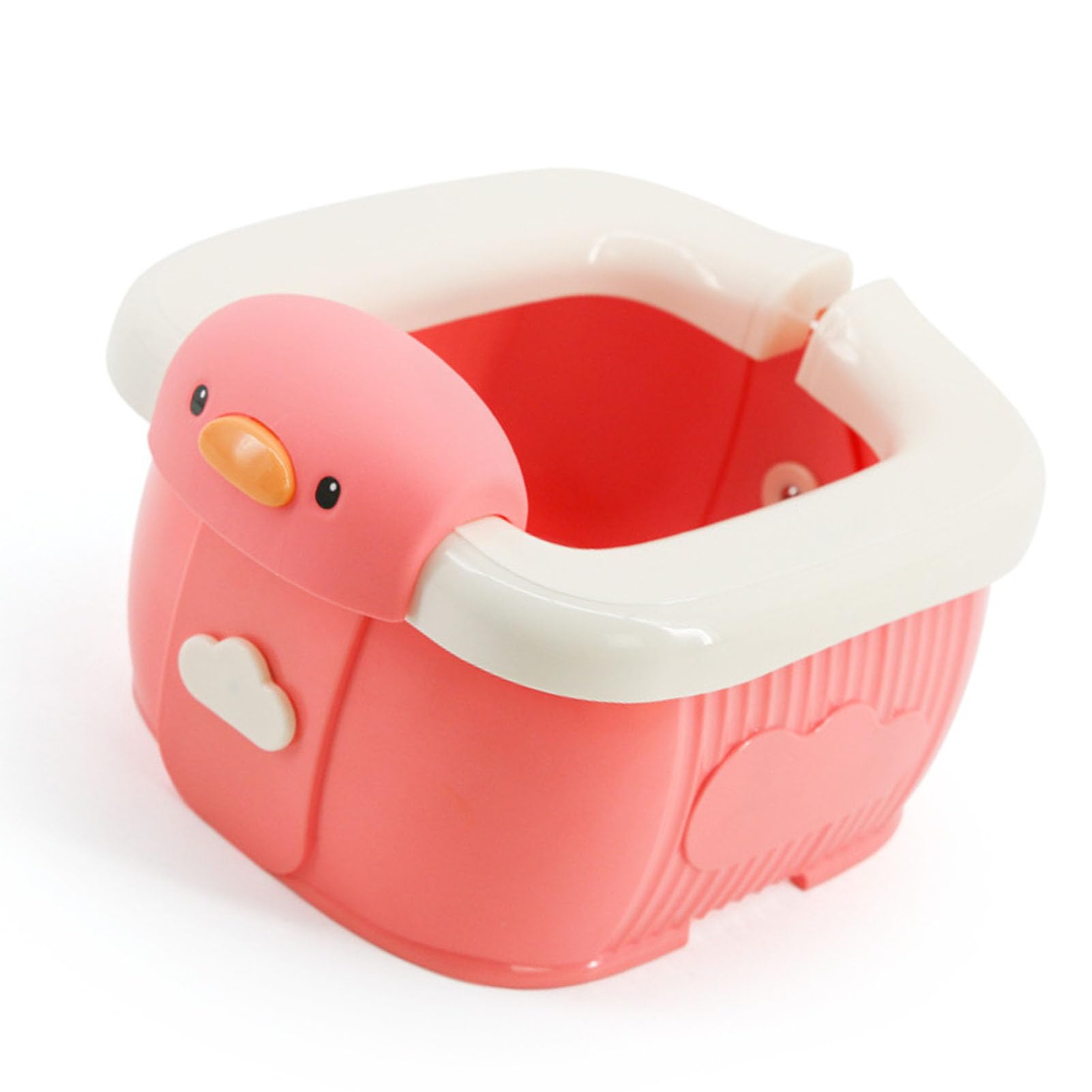 Toilette Pieghevole per Bambini, Vasino, WC Pieghevole, Portatile, Leggero, Confortevole, a Prova di Perdite, per Bambini, Verde, 26 X 16 X 16 Cm, Prodotti per la Cura del