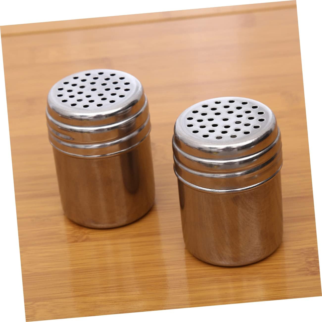 Seasoning Tank 12pcs Metal Pepper Shaker Sugar Containers Labels and Easy to Clean for Kitchen Use