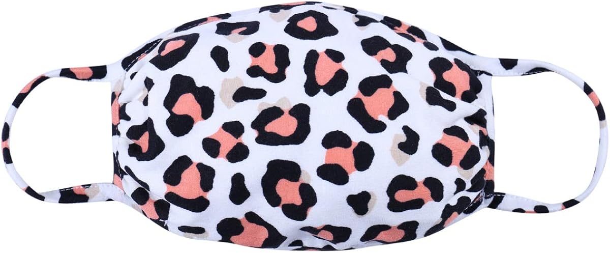 RIAH FASHION Reusable Fabric Face Mask Covering Unisex - Cute Print Cloth Washable Breathable Mouth Shield Protection