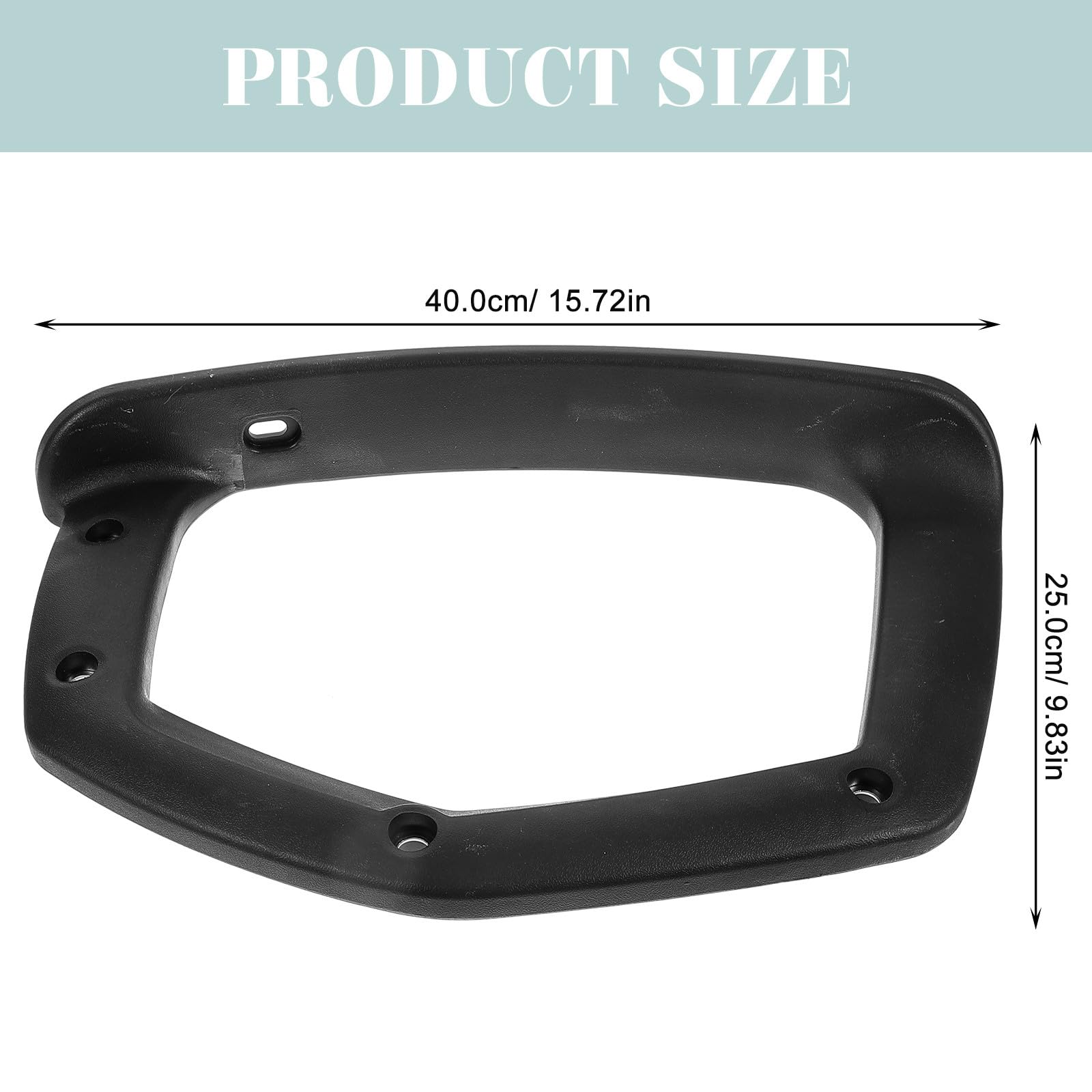 Gatuida Braccioli Accessori Ergonomici in Plastica Pp 2 Pezzi Copribraccioli Elasticizzati e Resistenti Nero per Supporto Mani per Sedia da Ufficio e Gaming