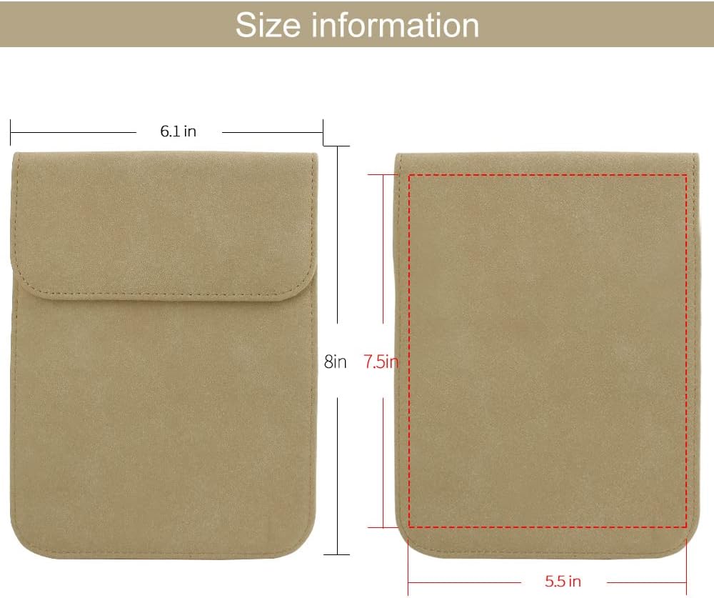 Sleeve Bag Suede Leather for 6.8" Kindle Paperwhite 11th Generation 2021 Release... 4 61jerPDKM6L. AC SL1000