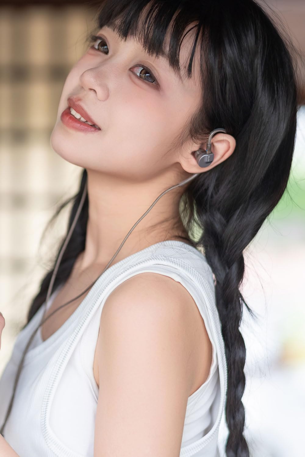 OLAⅡ 1DD+1BA hybrydowe słuchawki przewodowe HiFi IEM, 3.5 mm z mikrofonem