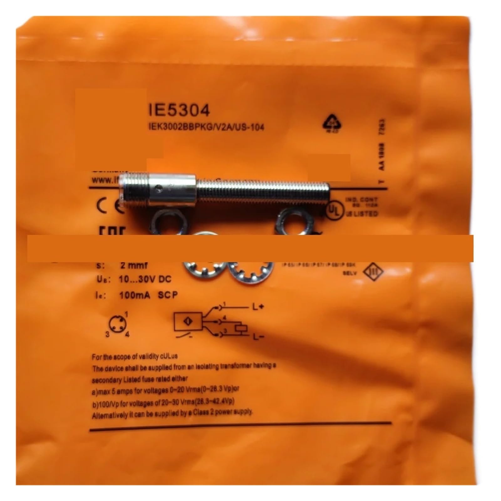 JJKKOZVQF IE5312 IE5295 IE5304 IE5122 Proximity Switch Sensor(IE5312)