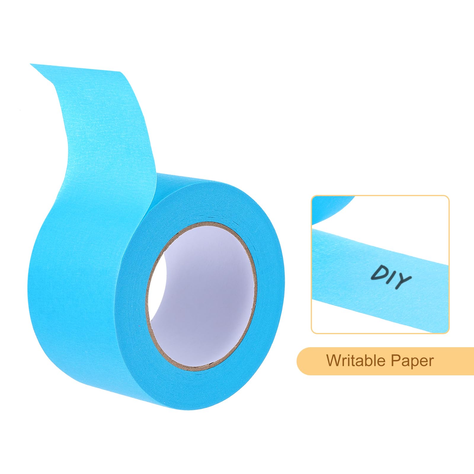 Abdeckband Blau 3" x60 Yards 16 Rollen | Malerband Papierband Für Basteln DIY Wände Malen Verpacken Automobil Hausdekoration Unterricht