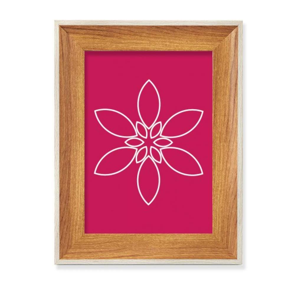 Cadre photo bois de bureau modèle flux pour peinture et herbier