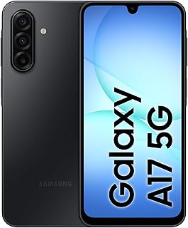 Galaxy A17 5G 256GB - AI Mobile Phone, 7.5mm Thin Frame, Large Screen, 50MP Camera, 4GB RAM, 5000mAh Battery, Black, Manufacturer Warranty 3 Years + 1 Year Extra