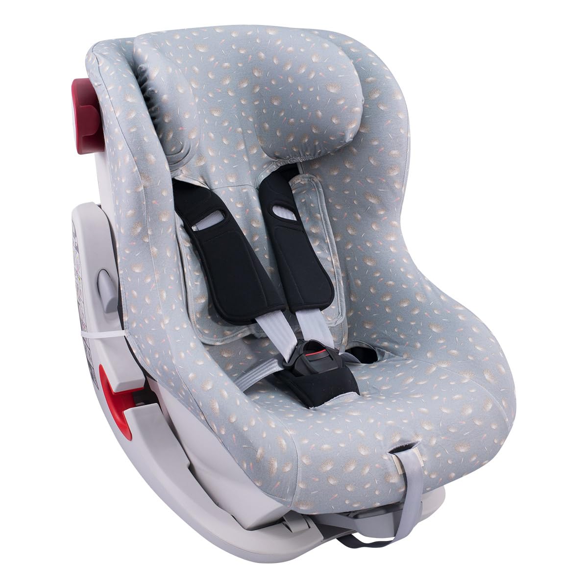 JYOKO KIDS Fodera per riduttore seggiolino auto in cotone Compatibile con Romer King II, Trifix y Casualplay Bicare (Crabby)