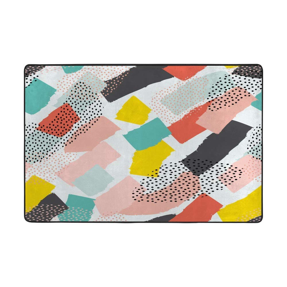 Tapis antidérapant pour intérieur lavable Memphis haute densité