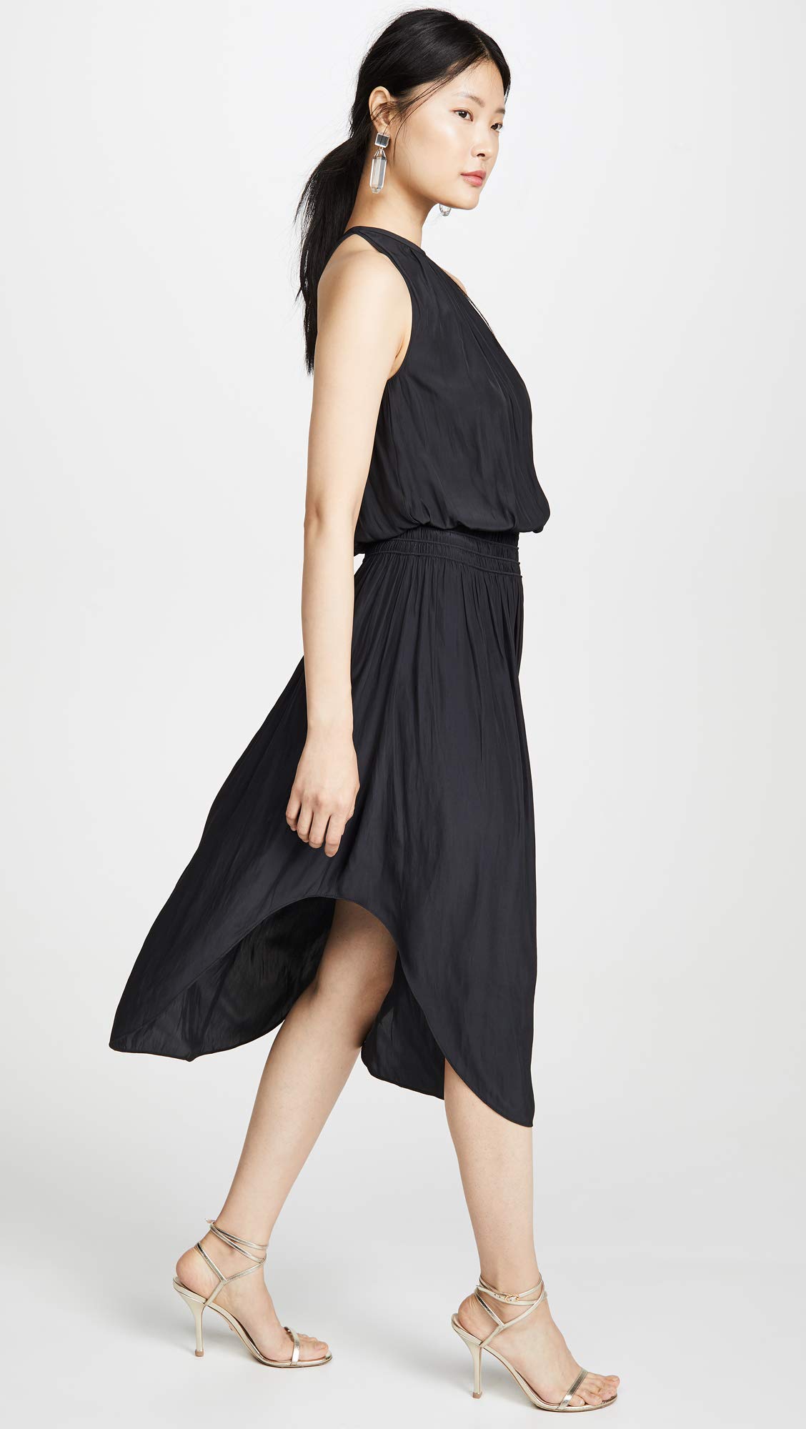 Ramy Brook Womens Audrey Dress: 3X-Large Navy