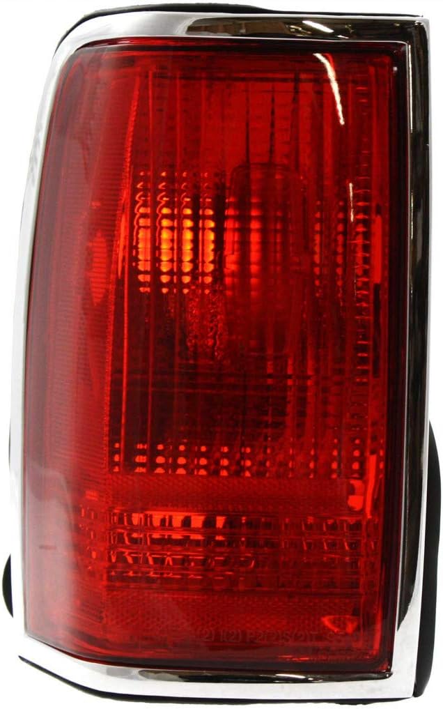 CarLights360 For Lincoln Town Car Tail Light Assembly 1992 93 94 95 96 1997 Driver Side Rear FO2800180 Replaces F5VY13405A