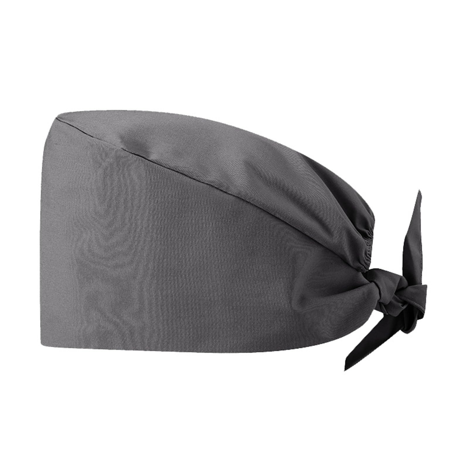Zeizafa Adult Doctor Nurse Hat Plain Color Scrub Hat with Sweatbands Elastic Hat Protect Hair Hospital Factory Surgical Hat