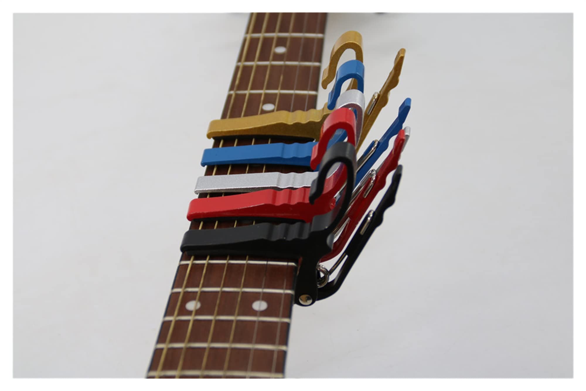 TST Lega Di Alluminio Della Chitarra Acustica Capo Per Legno Chitarra Ukulele Sintonia Morsetto Cranio Della Lega Del Bronzo Capo Musical Instrument Accessori Strumento sostituzione riparazione chitar