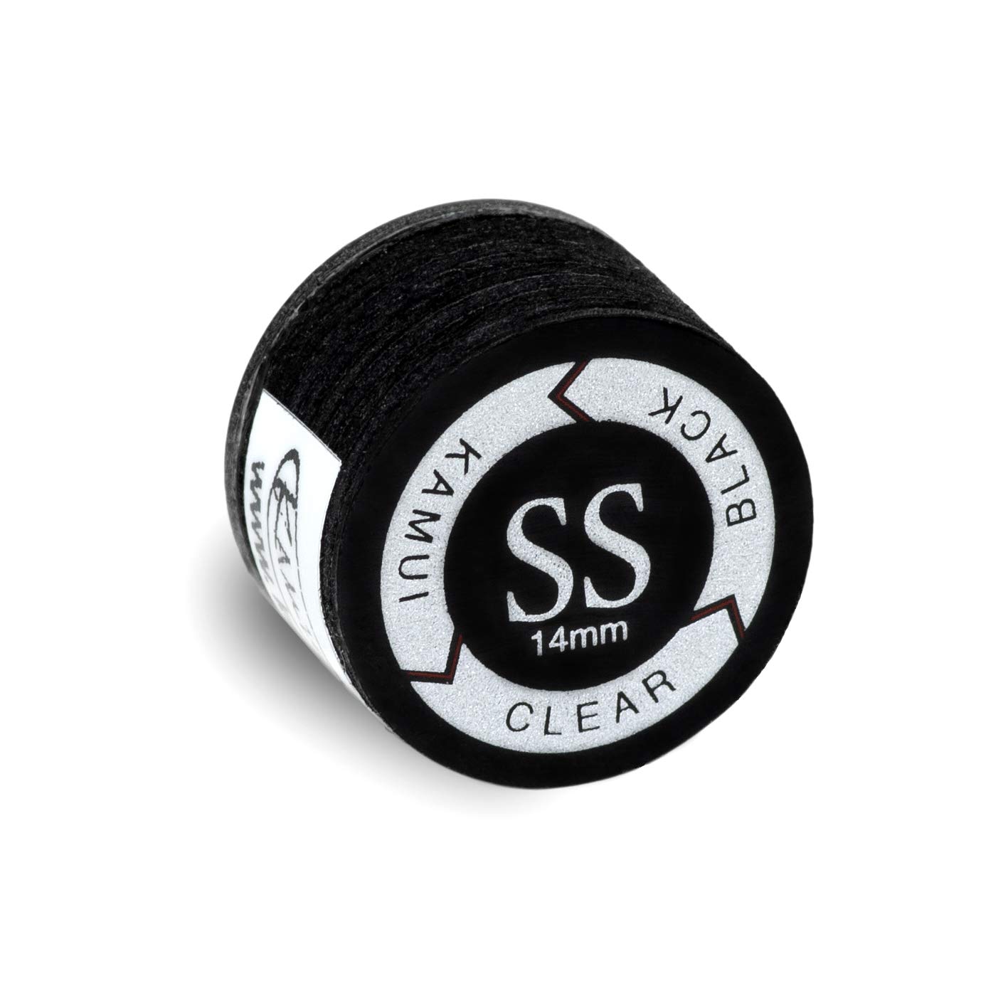 KAMUI Clear Black Laminated Pool Billiard CUE TIP - 1 pc