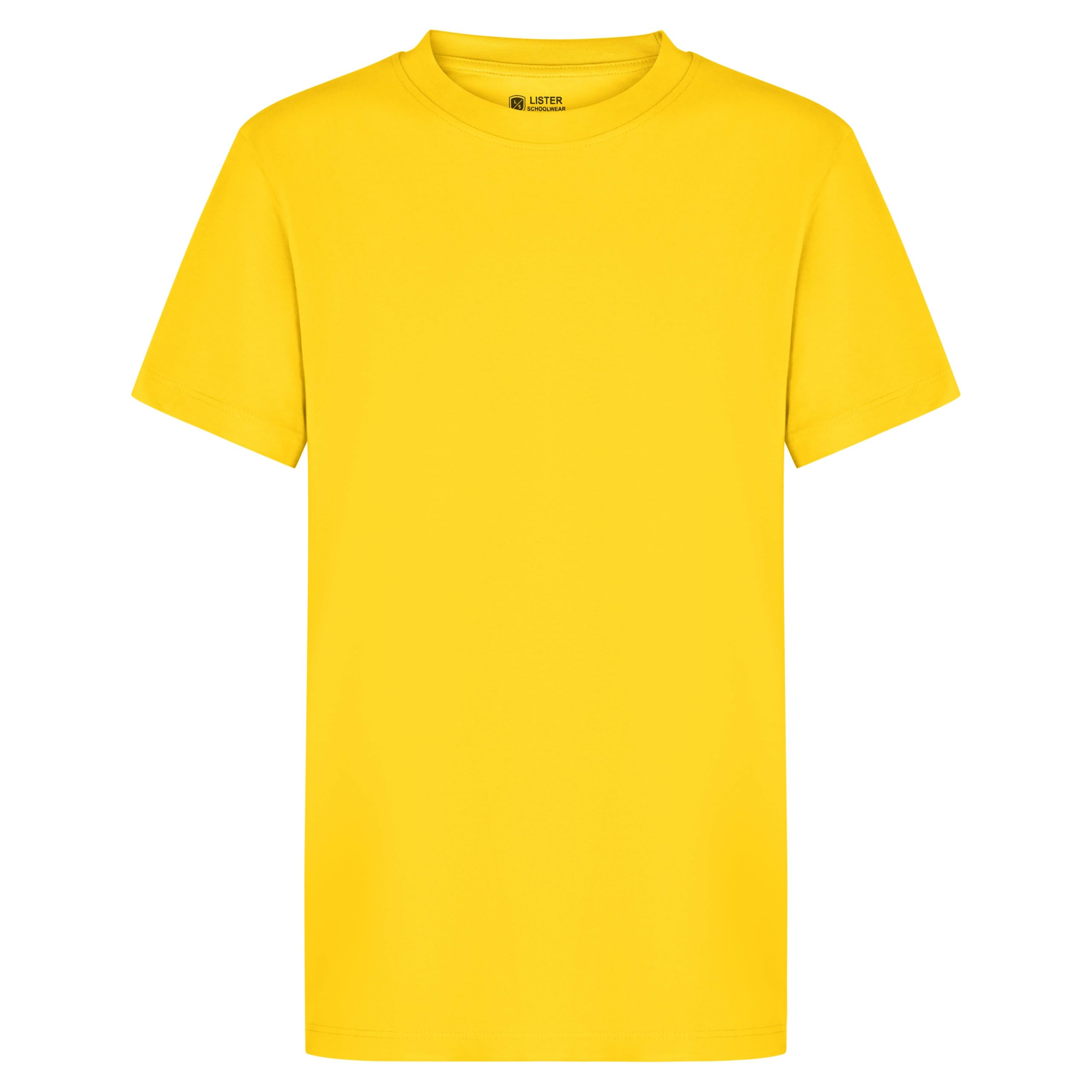 Ages 1-15 Kids Plain Blank T-Shirt Tee Shirt 100% Cotton Boys Girls Childrens Softspun Unisex School Uniform P.E. Gym — view 20