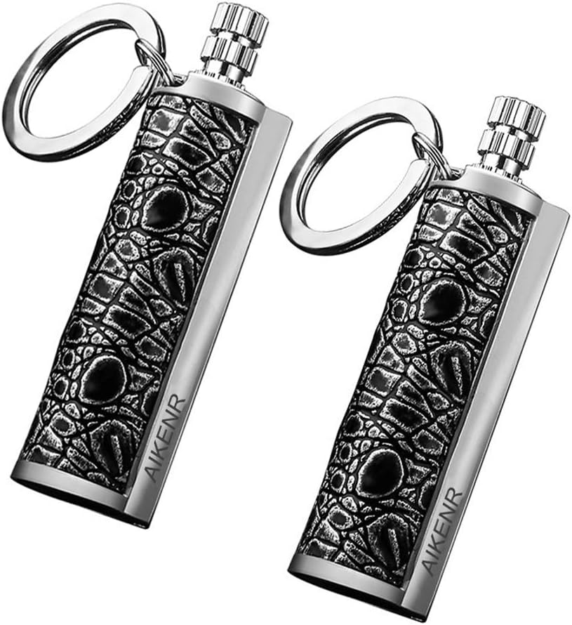 AIKENR Permanent Match, Keychain Flint Metal Matchstick