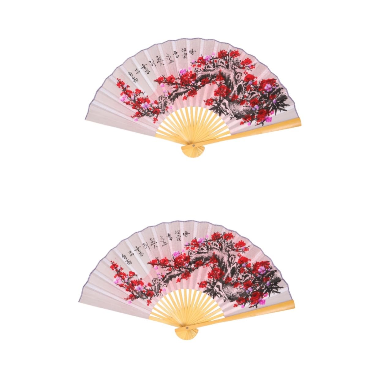 2piezas Abanico Grande para Decoración De Pared Accesorio De Fotografía y Celebraciones Diseño De Melocotón