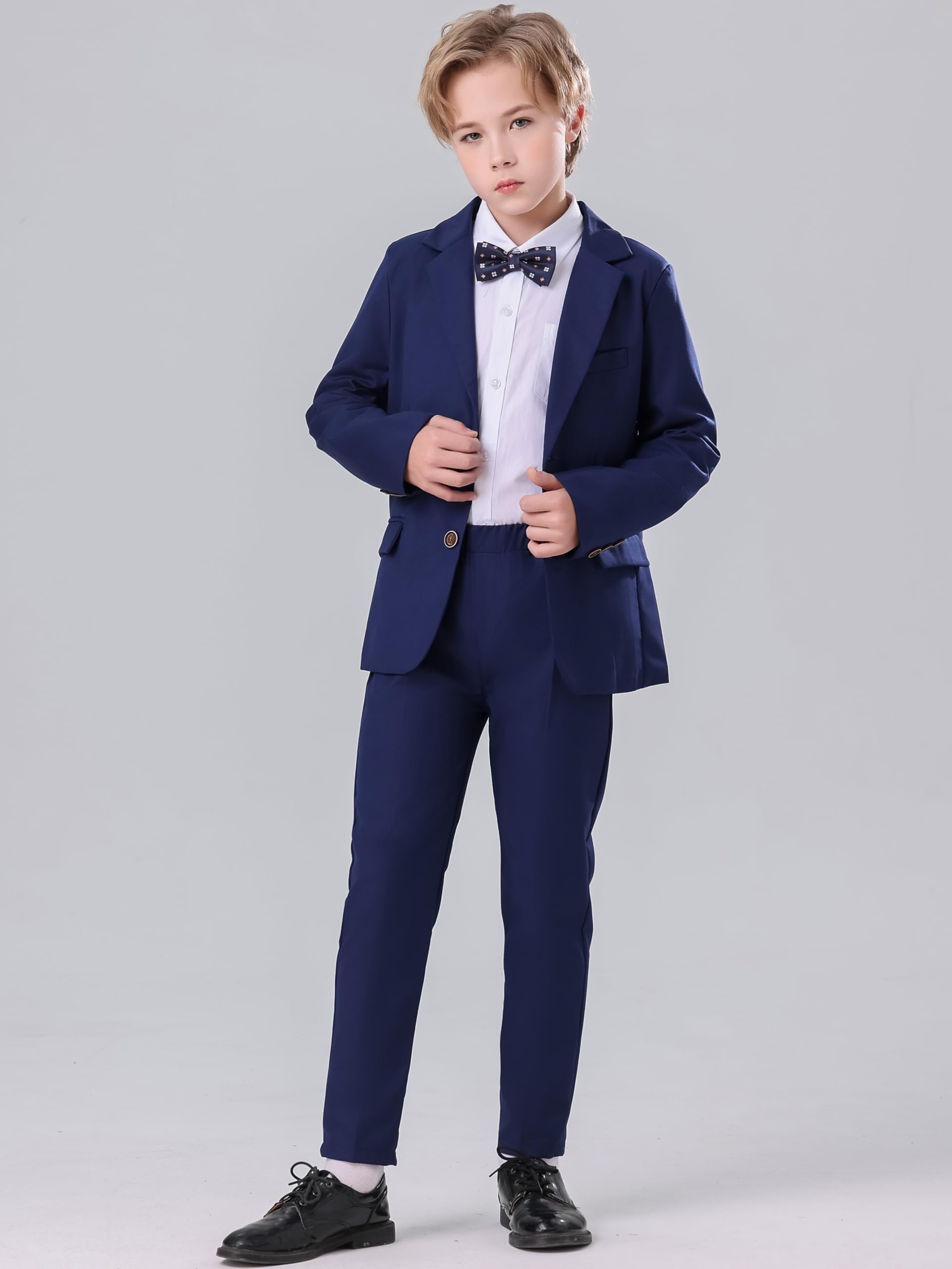 2-teiliges Set für Jungen, Blazer und Hose, Freizeitkleidung oder Hochzeitsfeier, Pageboy-Outfit für 6–11 Jahre