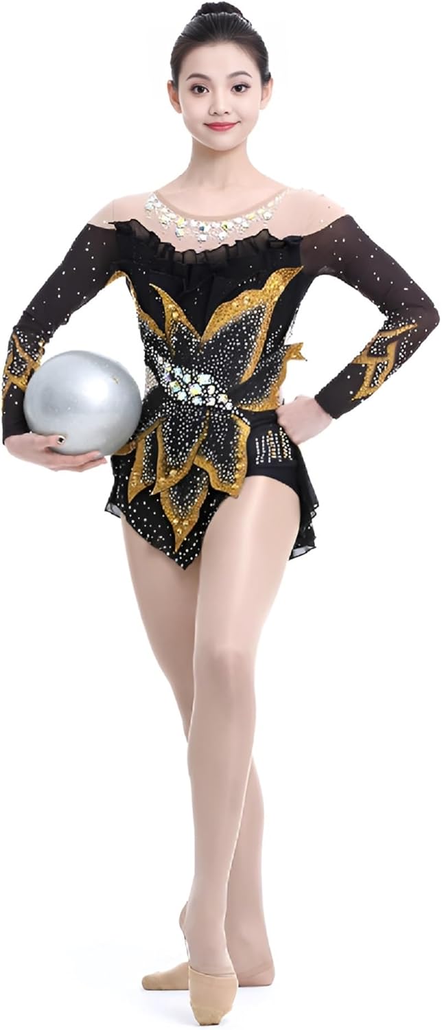 ダンスキン] レオタード STRETCH LACE LEOTARD DA123100 ダーク