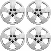 New Wheel Covers Hubcaps Fits 2016-2018 Chevrolet Cruze; 15 Inch; 5 Spoke; Silver Color; Plastic; Set of 4
